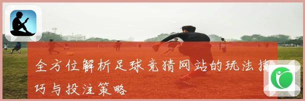 全方位解析足球竞猜网站的玩法技巧与投注策略